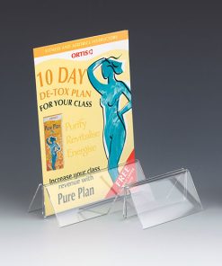 Kệ menu mica A4 đế tam giác liền KMN-2811