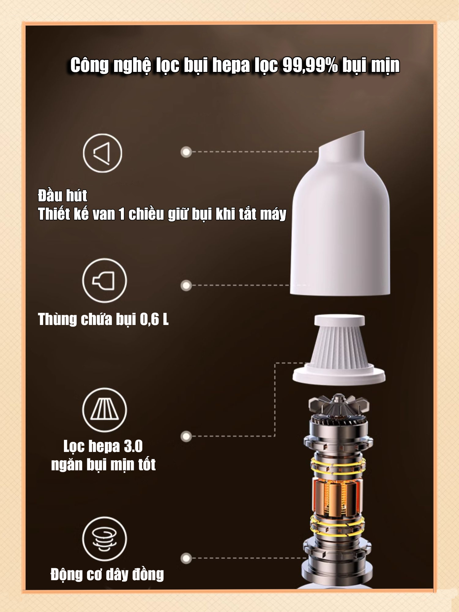 máy hút bụi cầm tay DT-01